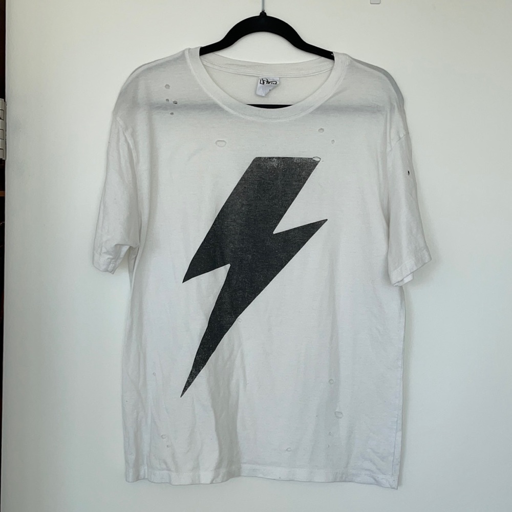 Letluv Distressed Graphic T-Shirt | Size Small